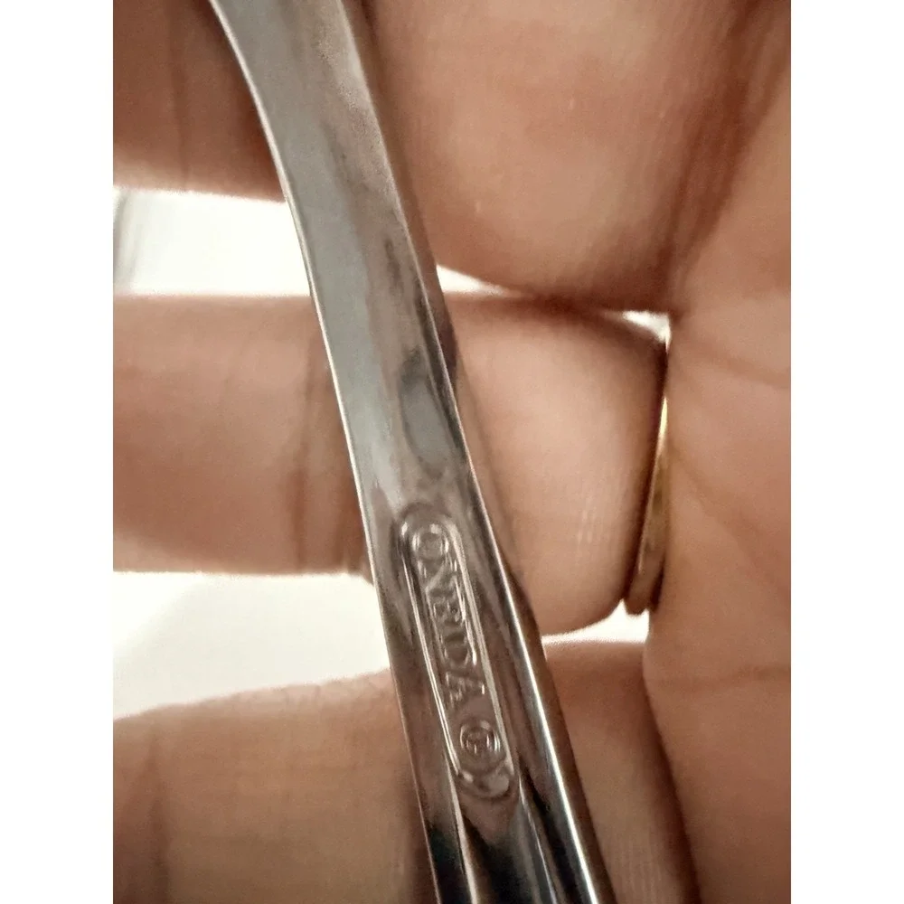 Oneida Satin LINCOLN Stainless Flatware 17 Pieces Knives and Spoons‎ H